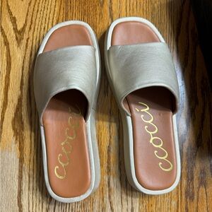 CCOCCI Tove Sandals Champagne Size 10